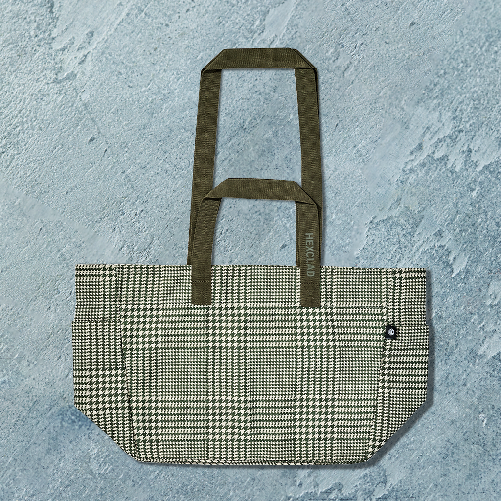 The Everything Everywhere Bag (Houndstooth-Forest)
