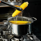 Hybrid Stock Pot With Lid, 8-Qt